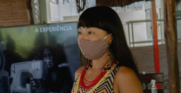 Vanda Witoto, liderança indígena.