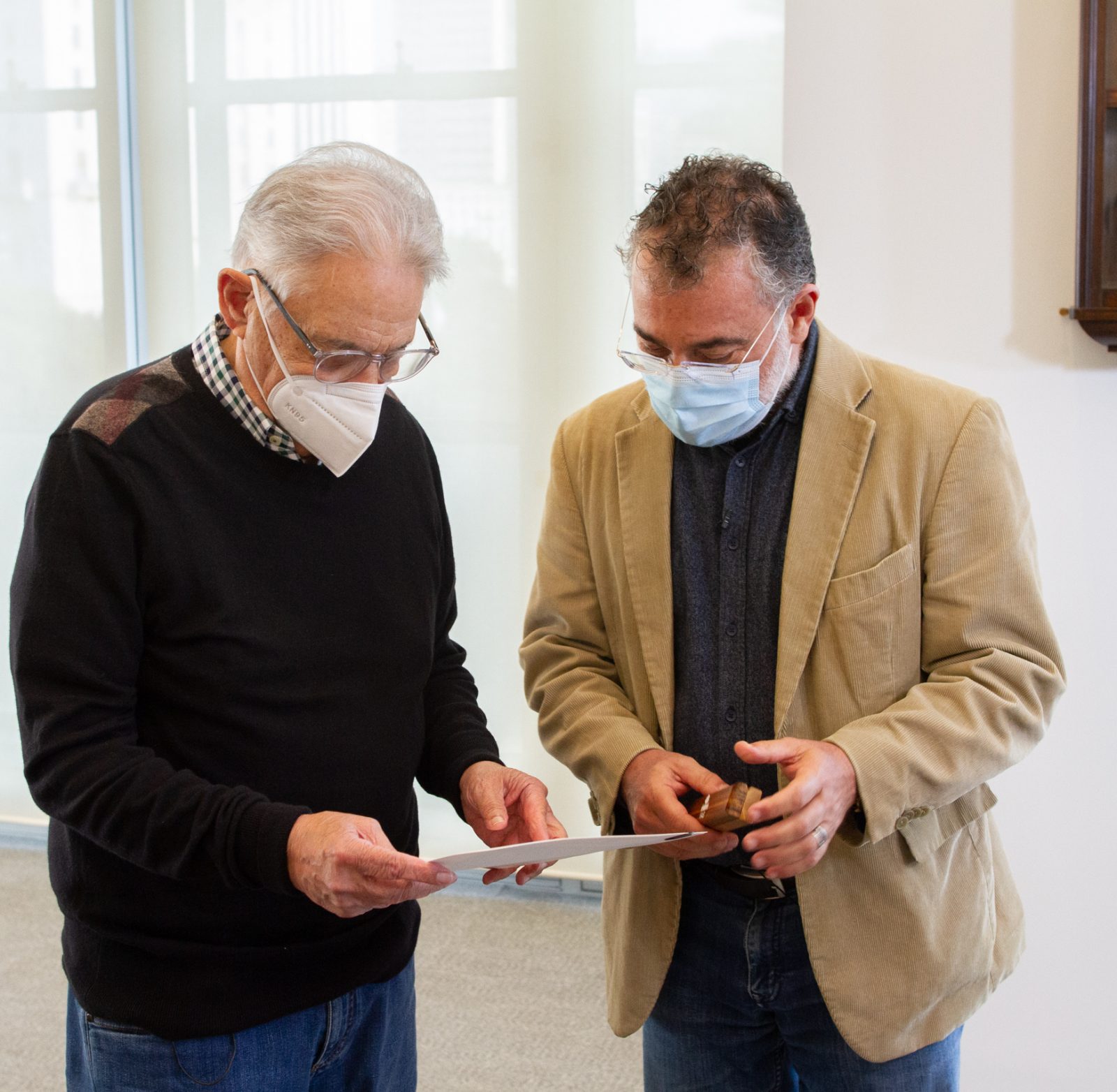 Virgilio Viana, superintendente geral da Fundação Amazônia Sustentável (FAS), ao lado de Fernando Henrique Cardoso.