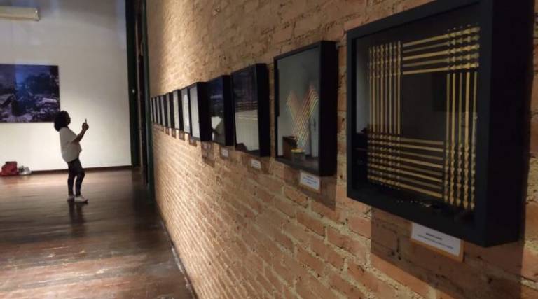 Exposição de artes realizada na sede da Fundação Amazônia Sustentável (FAS).