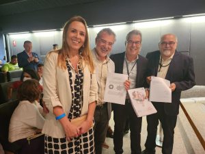 Grupo de pessoas participando do Grupo Técnico de Meio Ambiente do Gabinete de Transição Presidencial do Governo Lula, em Brasília.