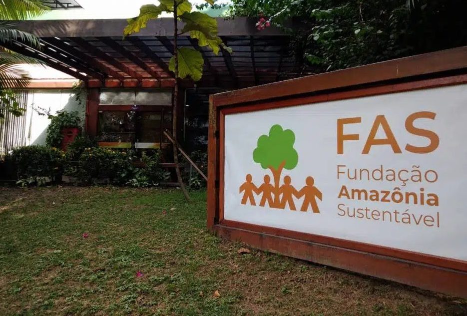 Fachada da sede em Manaus da Fundação Amazônia Sustentável (FAS).