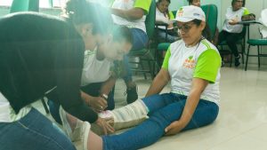 Capacitação de profissionais da saúde realizado pela Fundação Amazônia Sustentável, por meio do Programa Saúde na Floresta.
