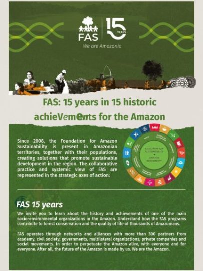 FAS: 15 years in 15 historic achievements for the Amazon