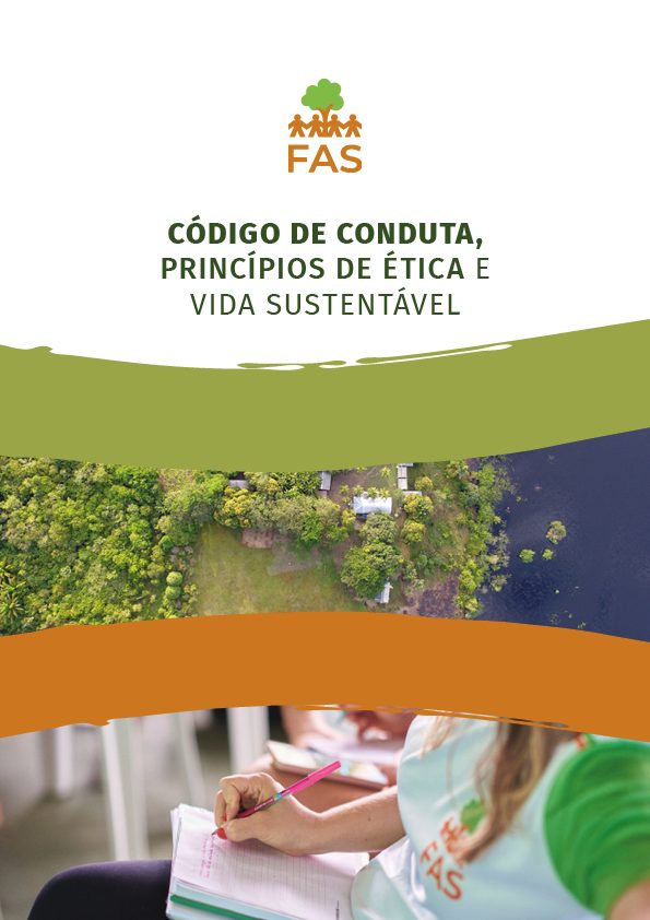 Capa do Código de Conduta produzido pela Fundação Amazônia Sustentável (FAS).
