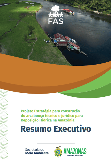 Capa de resumo executivo feito pela Fundação Amazônia Sustentável (FAS).