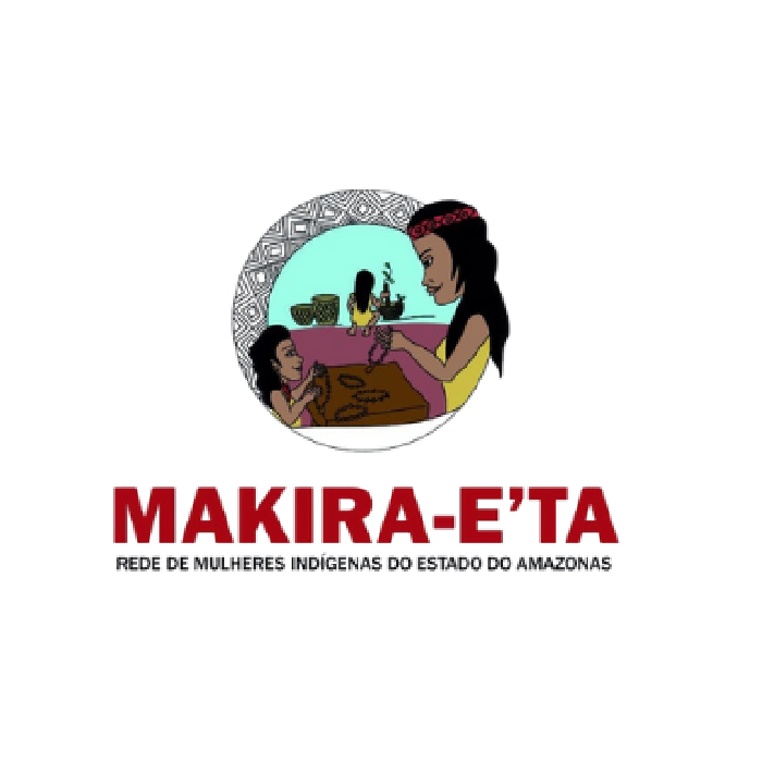 Logo MAKIRA-E'TA - Rede de Mulheres Indígenas do Estado do Amazonas.