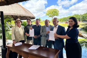 Pessoas reunidas na Cúpula da Amazônia que aconteceu em Belém/PA.