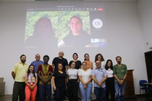 Oficina de salvaguardas acontecendo na sede da Fundação Amazônia Sustentável (FAS) em Manaus.