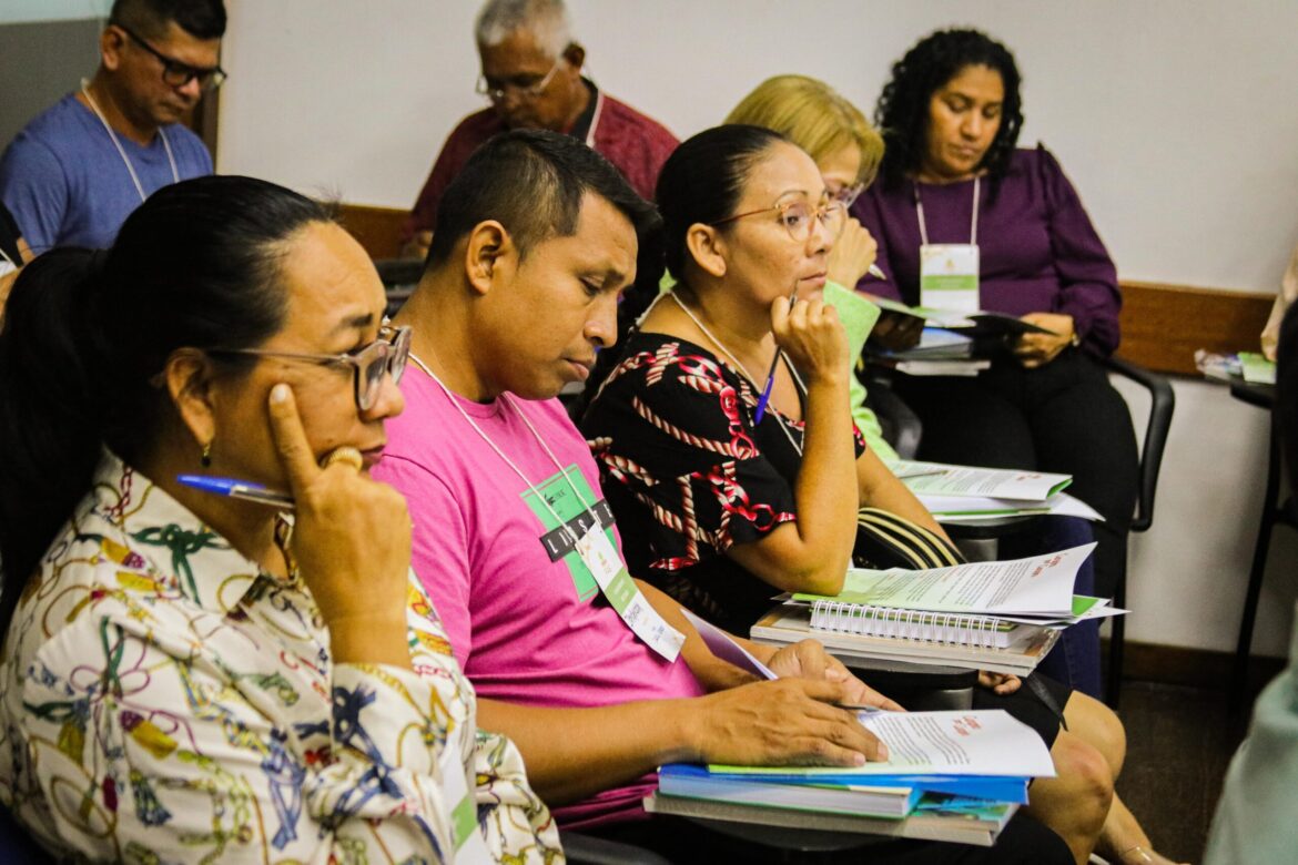 Reunião com secretários de educação do Amazonas, que aconteceu na sede da Fundação Amazônia Sustentável (FAS) em Manaus.