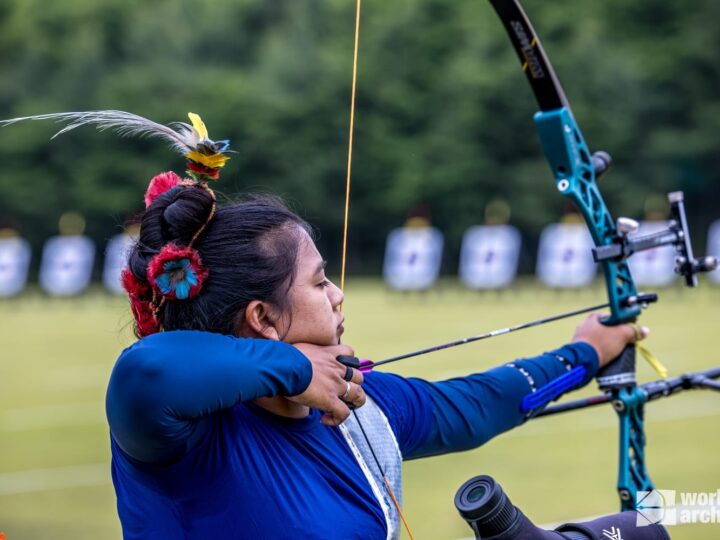 Arqueira indígena amazonense Graziela Santos disputa qualificação final para Jogos Olímpicos de Paris