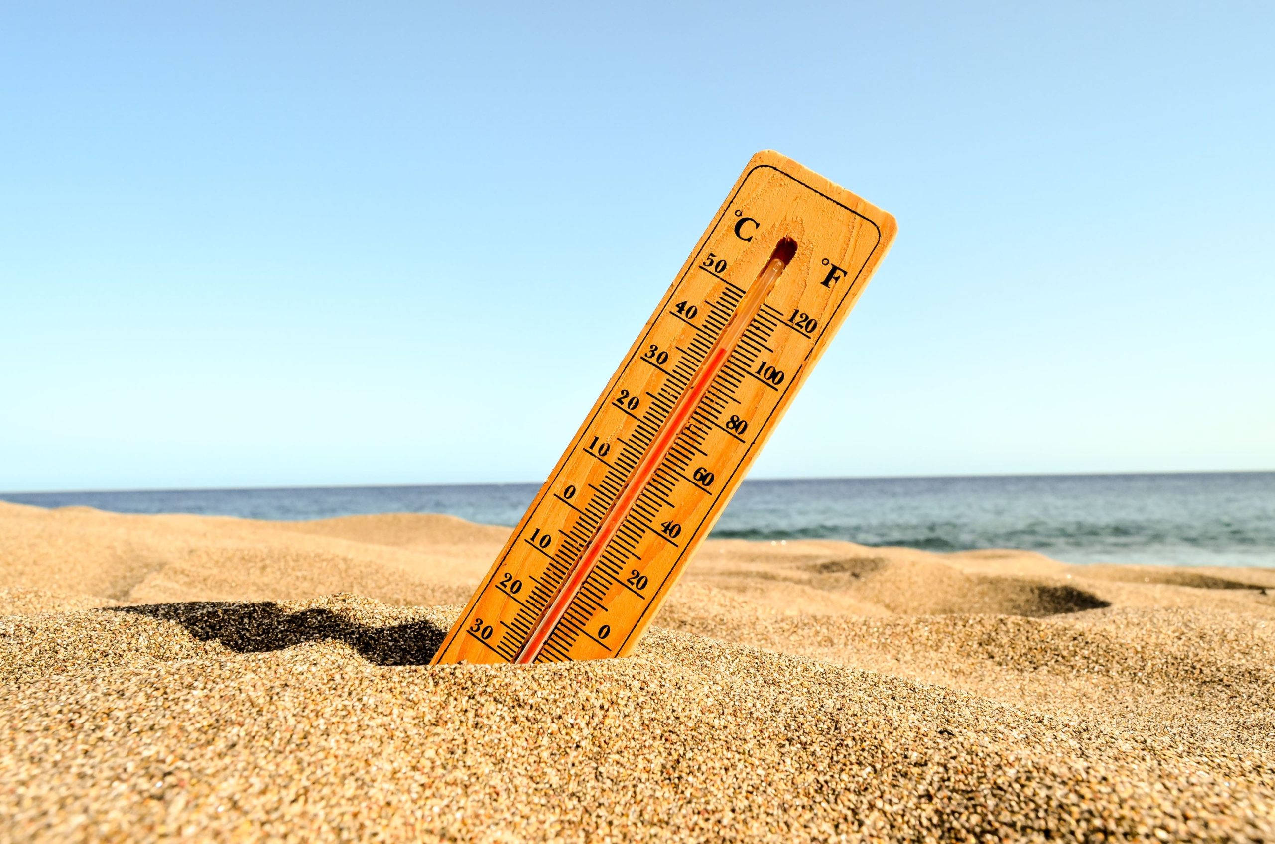 Métrica mostrando altos níveis de temperatura.