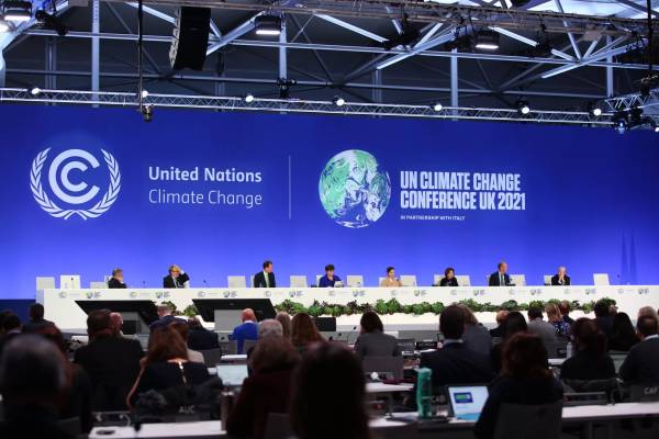 Conferência do Clima da Organização das Nações Unidas (COP26), realizada em Glasgow.