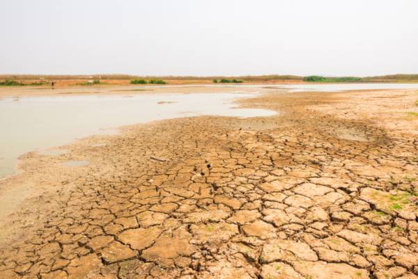 Foto mostrando a seca em Minas Gerais.