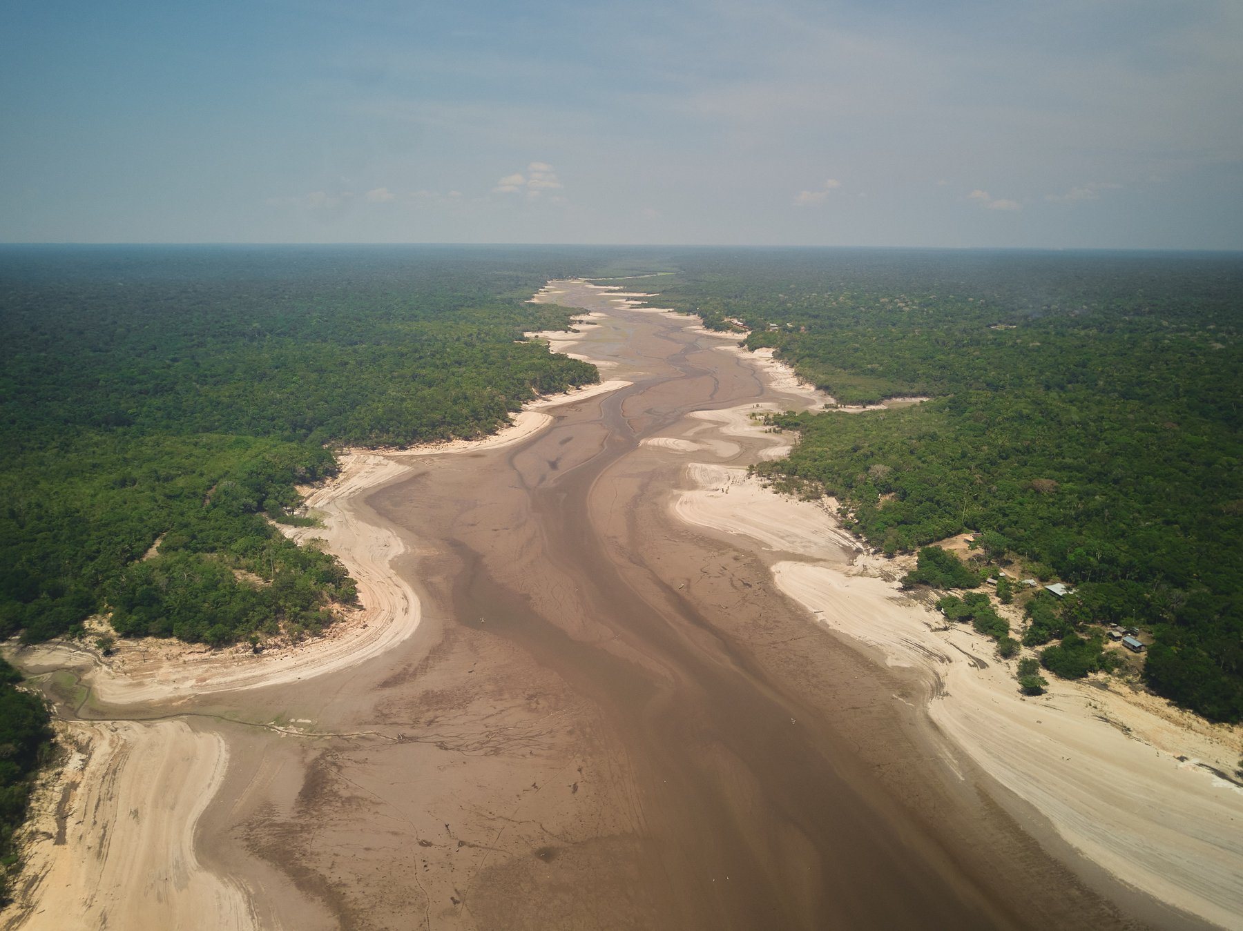 Seca do Rio Negro, Tumbira (Foto: Rodolfo Pongelupe)